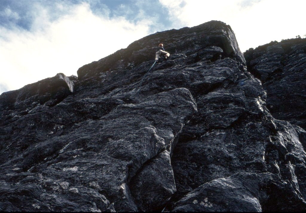 Phil on Coronation Peak N Face 3rd Pitch.JPG
