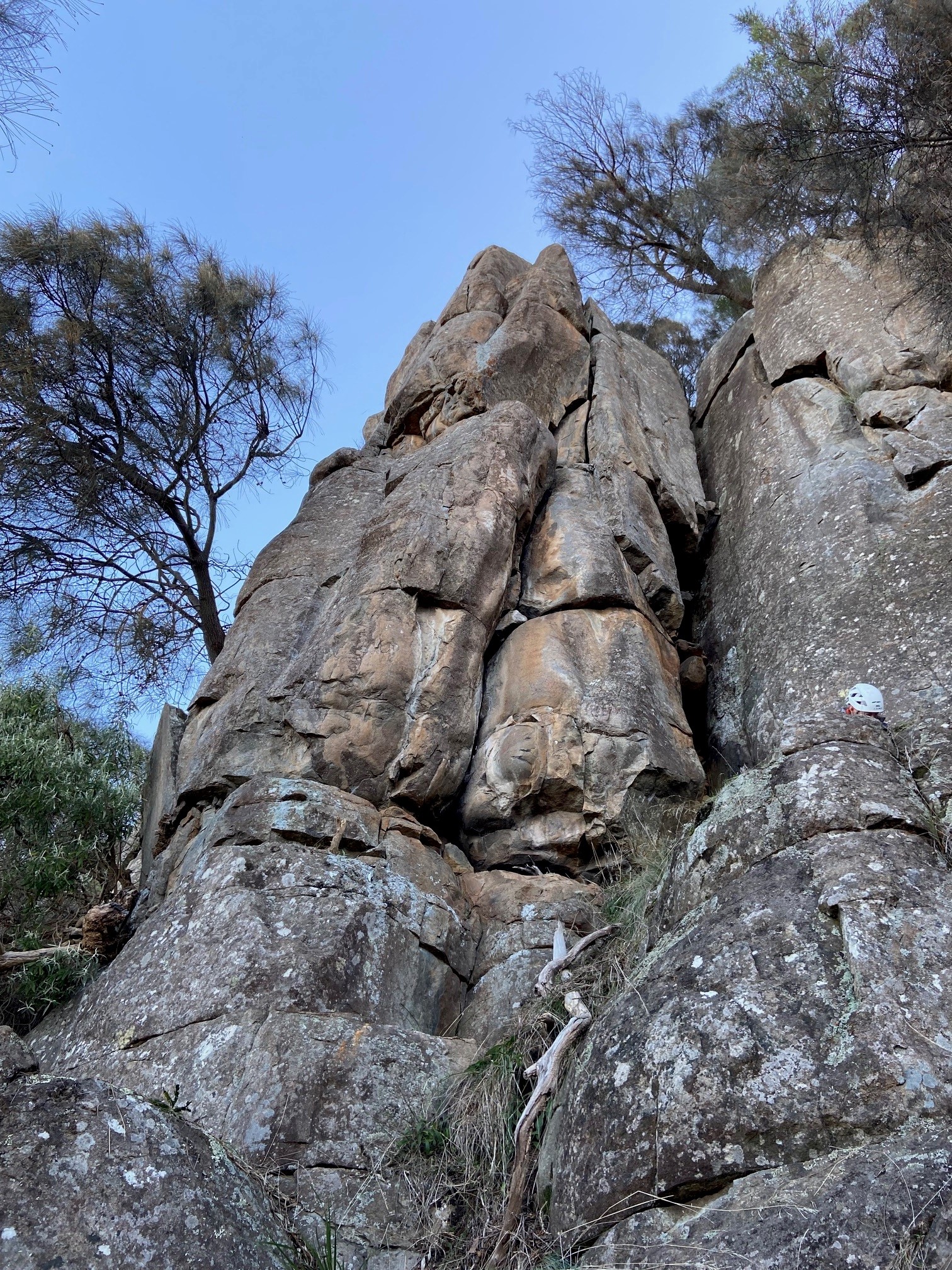 Mick Goes to Moonah Buttress