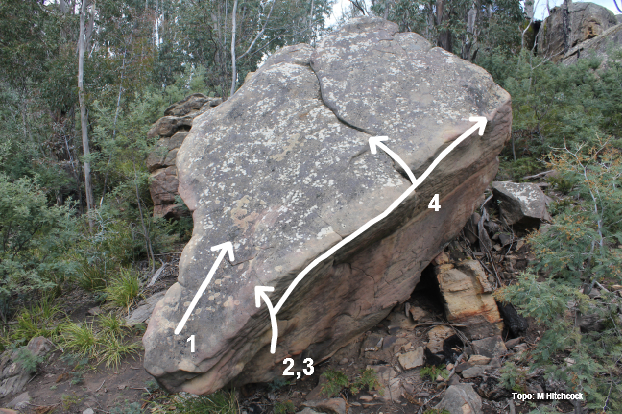 Smear Test Boulder - Backside