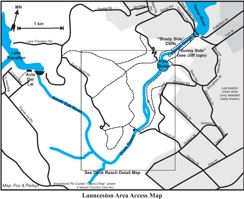 Launceston Area Access Map.png